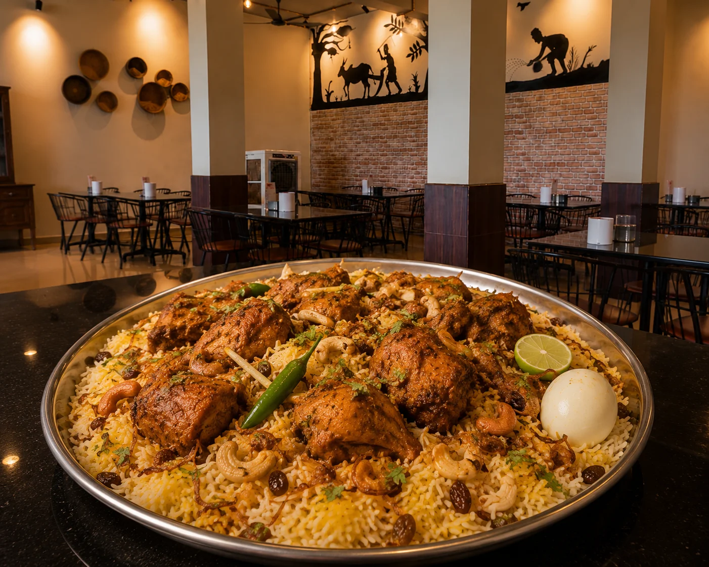 Murgh Musallam - Non-Veg dish at The Farmer's Kitchen Shirwal